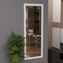 Hanah Home Espejo de cristal de muelle Blanco